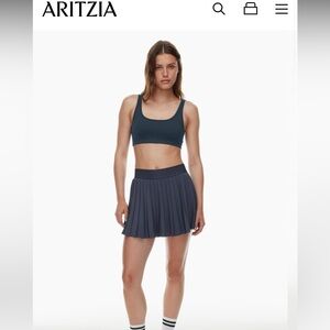 ARITZIA navy tennis skort NWOT